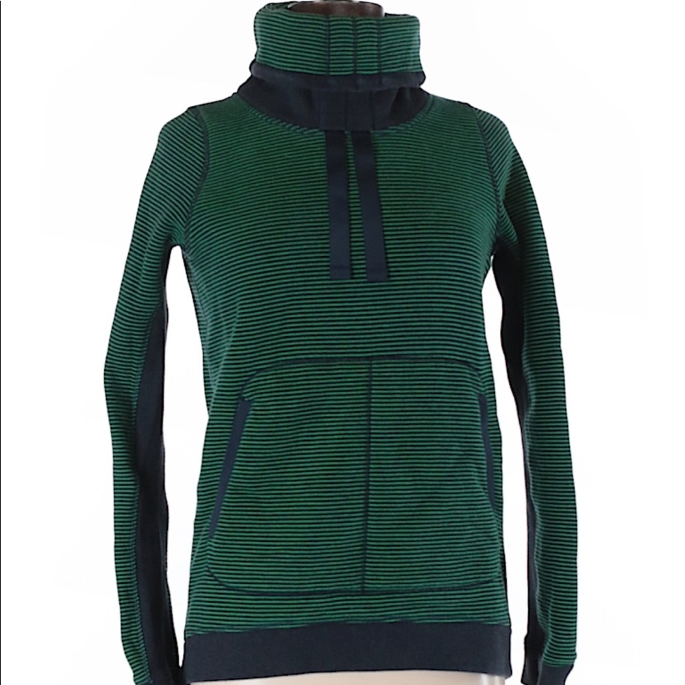 Lululemon Athletica Sweatshirt size 4 green navy
